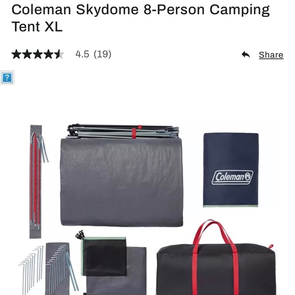Coleman Skydome 8-Person Camping Tent XL (new never opened) - Picture 10 of 12
